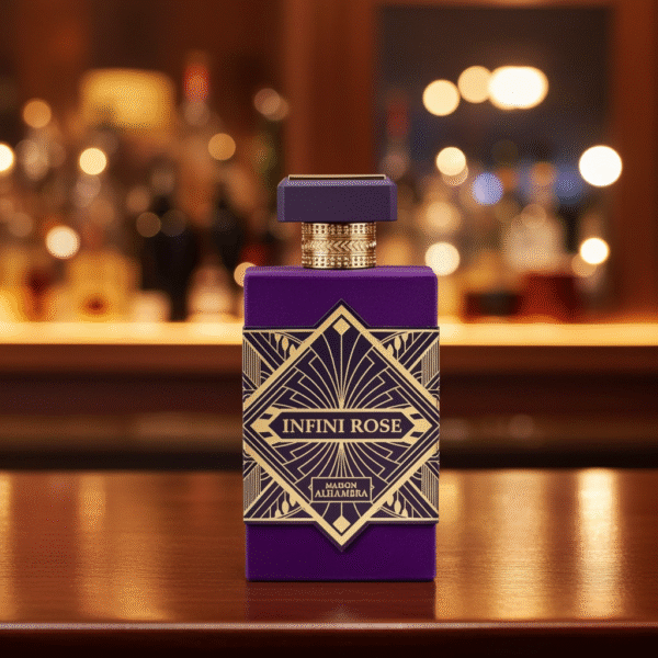 Infini Rose bottle and box